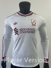 Player Version 26-27 Liverpool Away White Thailand LS Soccer Jersey AAA-0871