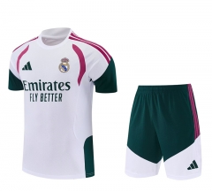 26-27 Real Madrid White &Green Thailand Soccer Uniform-4627