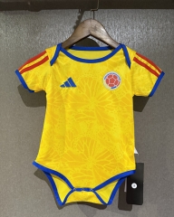 2026-27  Colombia Home Yellow Baby Soccer Uniform-CS