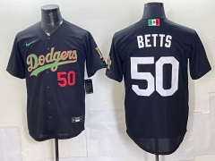 Logo3  Los Angeles Dodgers Green Lettering #50 MLB Jersey - 0840