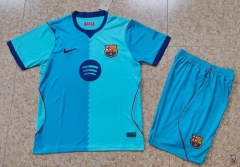 26-27 Barcelona Second Away Blue Soccer Uniform-9484