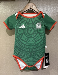 26-27 Mexico Home Green  Baby Soccer Uniform-CS