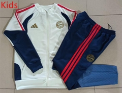 26-27 Bayern München Beige  Kids/Youth Soccer Jacket Uniform-815
