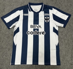 (S-4XL) 26-27 Monterrey Home White&Blue Thailand Soccer Jersey AAA-9527