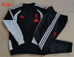 26-27 Liverpool Black Kids/Youth Thailand Soccer Jacket-815