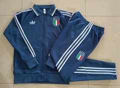 2026-27 Italy Dark Blue Soccer jacket-815