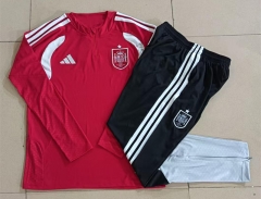 2026-2027 Spain Red Thailand Soccer Tracksuit--815