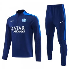 26-27  Inter Milan Navy Thailand Soccer Tracksuit-4627