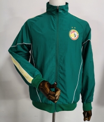 26-27 Senegal 2-Star Green Single-Sided Embroidered Thailand Trench Coat-0255