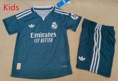 2026-27  Real Madrid Away Blue Kids/Youth Soccer Uniform-507