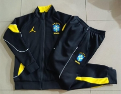 2026-2027 Brazil Black Thailand Soccer Jacket Uniform-815