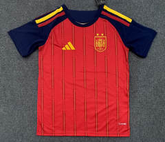 (S-4XL) (2-Star Version) 26-27 Spain Home Red  Thailand Soccer Jersey AAA