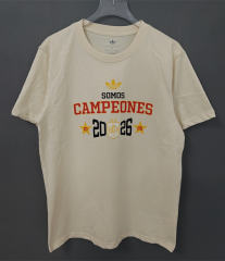 26-27 Spain Ochre Cotton T-Shirt -LH