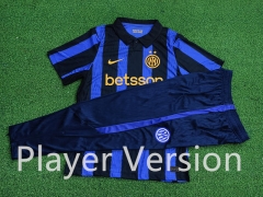 Player Version 26-27 Inter Milan Home Blue&Black Thailand Soccer Uniform-9926