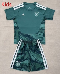 2026-27 Germany Goalkeeper Green Kids/Youth Soccer Uniform-AY