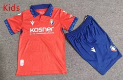 26-27 CA Osasuna Home Red Kids/Youth Soccer Uniform-7809