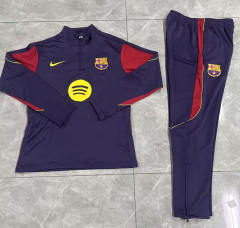 26-27 Barcelona Purple Thailand Soccer Tracksuit-0199