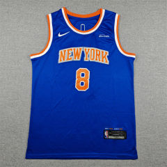 New York Knicks Blue #8 NBA Jersey-1380