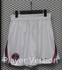 Player version 26-27 PSG Away White Thailand Soccer Shorts-888