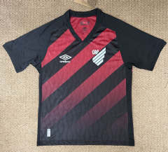 (S-4XL) 26-27 Atletico Paranaense Home Red&Black Thailand Soccer Jersey AAA-2315