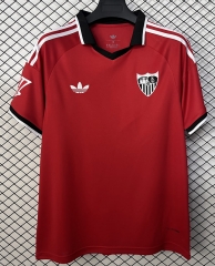 (S-4XL) 26-27 Sevilla Away Red  Thailand Soccer Jersey AAA-2044