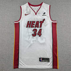 Miami Heat White #34 NBA Jersey-1380