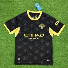 (S-4XL) 26-27 Manchester City Away Black Thailand Soccer Jersey AAA-403