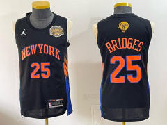 New York Knicks Championship Edition Black #25 NBA Jersey-0840