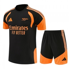 26-27 Arsenal Black Soccer Uniform-4627