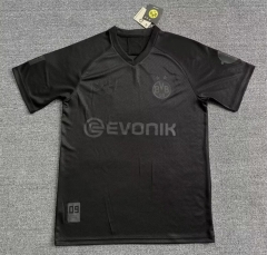 Retro Version 19-20 Borussia Dortmund Black Thailand Soccer Jersey AAA-4847
