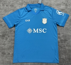 (S-4XL) 26-27 Napoli Home Blue Thailand Soccer Jersey AAA-4506