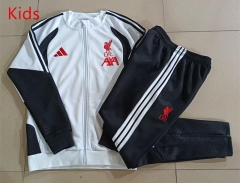 26-27 Liverpool White Kids/Youth Thailand Soccer Jacket-815