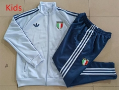 2026-27 Italy Light Blue Kids/Youth Soccer Jacket Uniform-815
