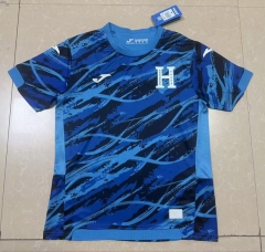(S-4XL) 26-27 Honduras Blue Thailand Soccer Jersey AAA-2483