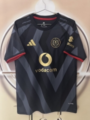 (S-4XL)26-27 Orlando Pirates Home Gray Black Thailand Soccer Jersey AAA-2315