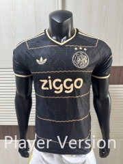 Player Version 26-27 Ajax Away Black Thailand Soccer Jersey AAA-9812