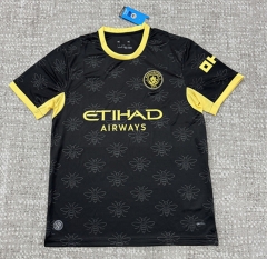 (S-4XL) 26-27 Manchester City Away Black Thailand Soccer Jersey AAA-4506