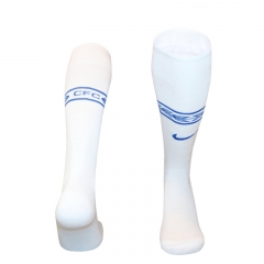26-27 Chelsea Home White Soccer Socks-4539