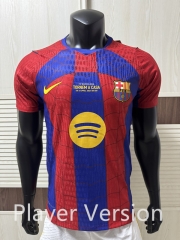 Player Version 26-27 Spider-Man Edition Barcelona Red&Blue Thailand Soccer Jersey AAA-4691