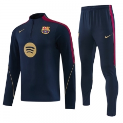 26-27 Barcelona Royal Blue  Thailand Soccer Tracksuit-4627