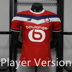 Player Version 26-27  Lille Home Red Thailand Soccer Jersey AAA-888