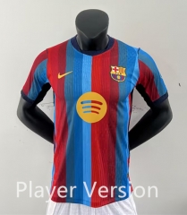 Player Version 26-27 Correct Version Barcelona Home Red&Blue Thailand Soccer Jersey AAA-4486