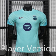 Player version 26-27 Barcelona Blue Thailand Soccer Training Jersey-888