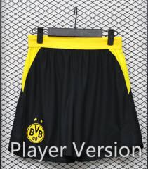 Player version 26-27 Borussia Dortmund Home Black Thailand Soccer Shorts-888