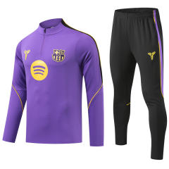 26-27 Barcelona Purple Thailand Soccer Tracksuit-GDP