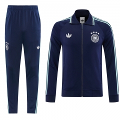 26-27 Germany Royal Blue Thailand Soccer Jacket Uniform-LH