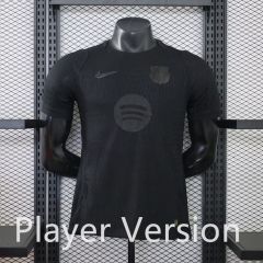 Player Version 26-27 Special Edition Barcelona Black Thailand Soccer Jersey AAA-9380