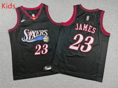 Philadelphia 76ers Classic Black #23 Kids/Youth NBA Jersey-1380