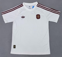 26th-27th Anniversary Edition Spain White Thailand Soccer Jersey AAA-0523