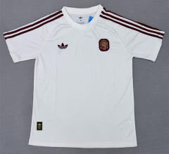 26th-27th Anniversary Edition Spain White Thailand Soccer Jersey AAA-0523
